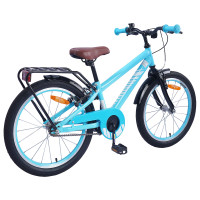 Produktbild för Barncykel 20 Tum för 6-11 år gamla Ljusblå