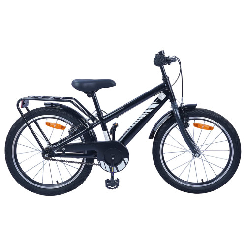vidaXL Barncykel 20 Tum för 6-11 år gamla Svart