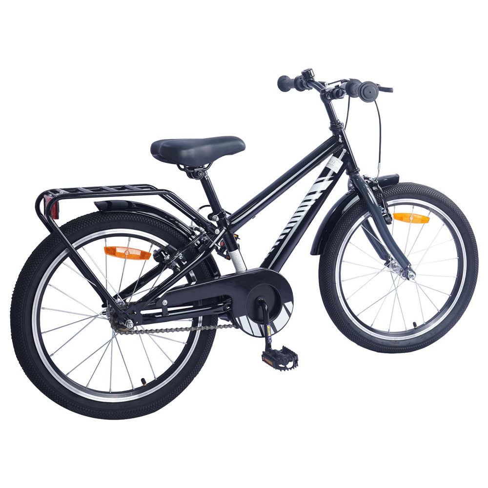Produktbild för Barncykel 20 Tum för 6-11 år gamla Svart