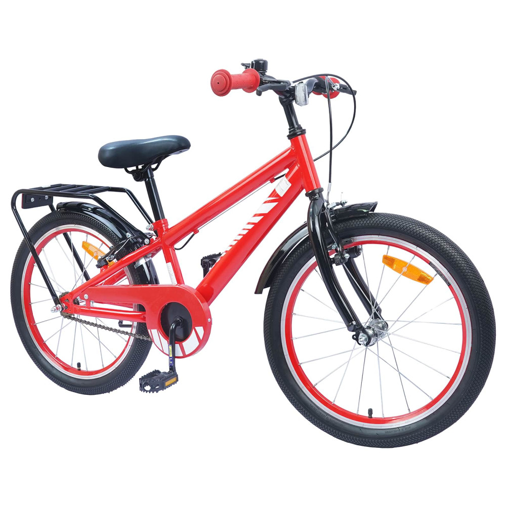 Produktbild för Barncykel 20 Tum för 6-11 år gamla Röd