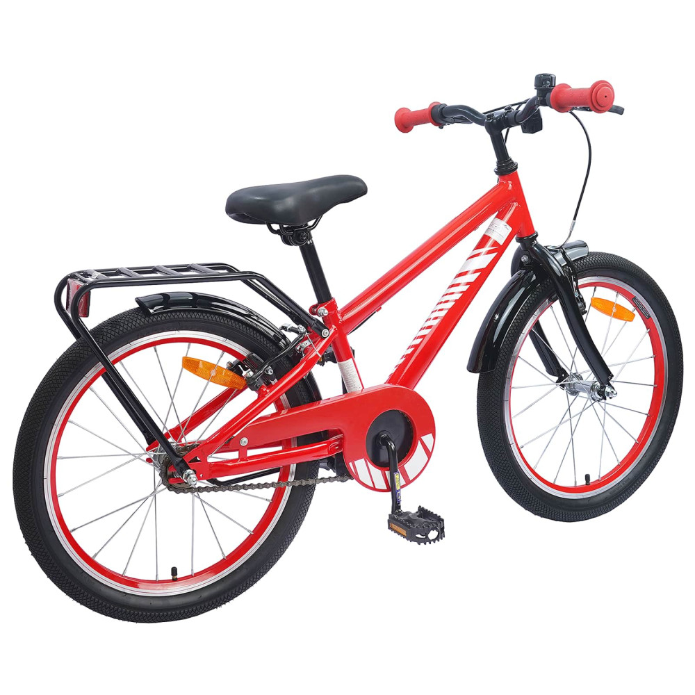 Produktbild för Barncykel 20 Tum för 6-11 år gamla Röd