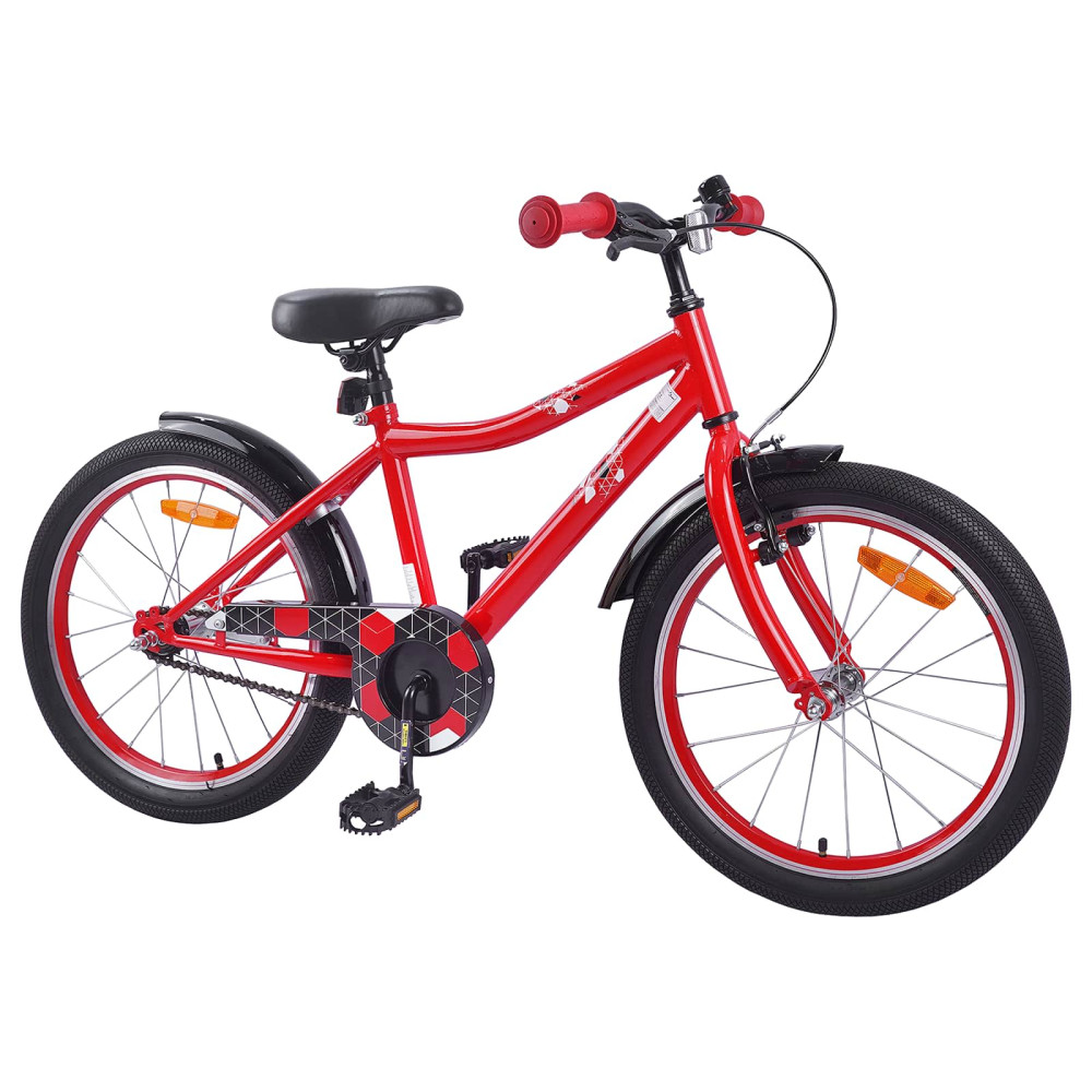 Produktbild för Barncykel 20 Tum för 6-11 år gamla Röd