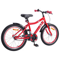 Produktbild för Barncykel 20 Tum för 6-11 år gamla Röd