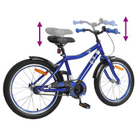 Produktbild för Barncykel 20 Tum för 6-11 år gamla Mörkblå