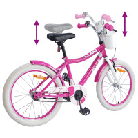 Produktbild för Barncykel 20 Tum för 6-11 år gamla Rosa