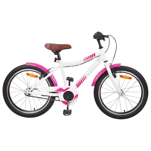 vidaXL Barncykel 20 Tum för 6-11 år gamla Rosa