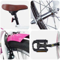 Produktbild för Barncykel 20 Tum för 6-11 år gamla Rosa