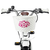 Produktbild för Barncykel Med Stödhjul 20 Tum för 6-11 år gamla Vit