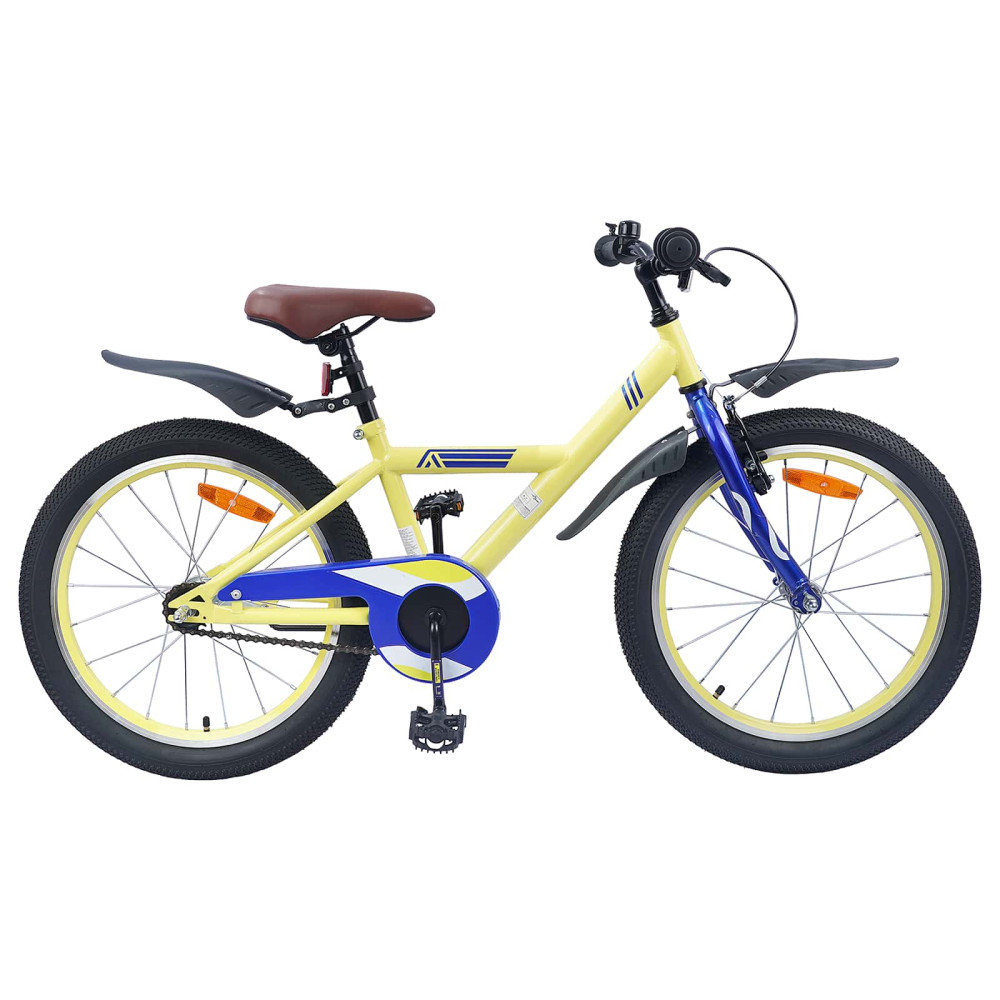 Produktbild för Barncykel 20 Tum för 6-11 år gamla Gul