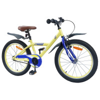 Produktbild för Barncykel 20 Tum för 6-11 år gamla Gul