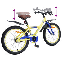 Produktbild för Barncykel 20 Tum för 6-11 år gamla Gul