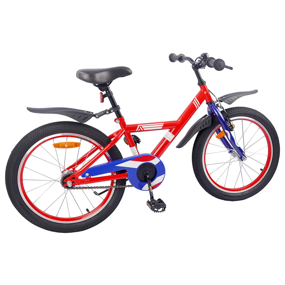 Produktbild för Barncykel 20 Tum för 6-11 år gamla Röd