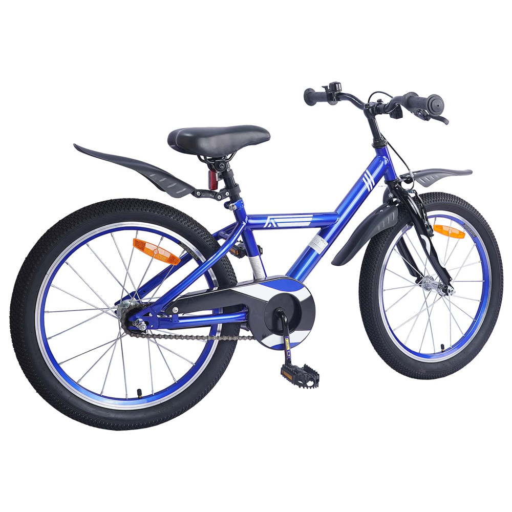 Produktbild för Barncykel 20 Tum för 6-11 år gamla Mörkblå