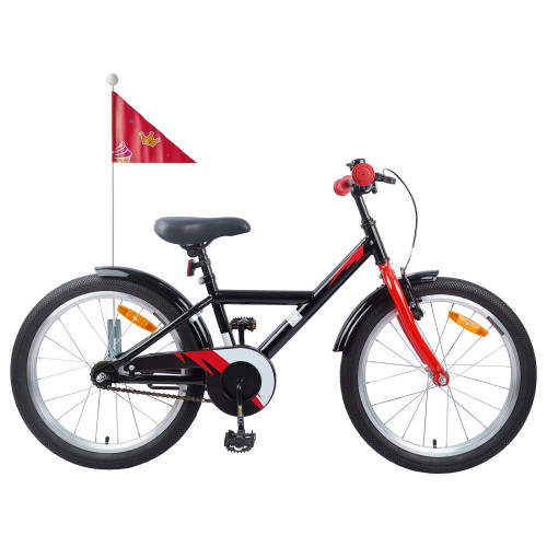 vidaXL Barncykel 20 Tum för 6-11 år gamla Svart