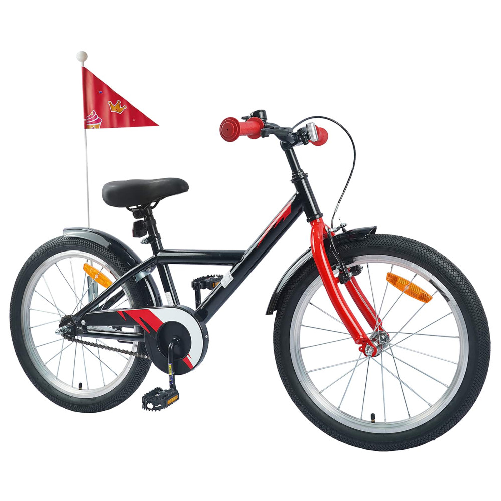 Produktbild för Barncykel 20 Tum för 6-11 år gamla Svart