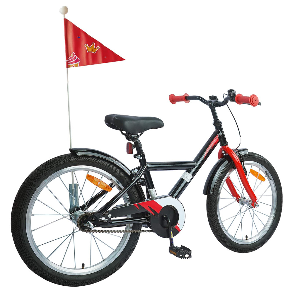 Produktbild för Barncykel 20 Tum för 6-11 år gamla Svart