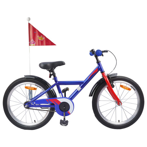 vidaXL Barncykel 20 Tum för 6-11 år gamla Mörkblå
