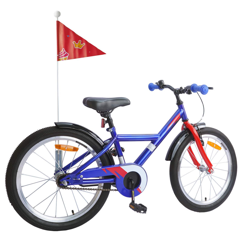 Produktbild för Barncykel 20 Tum för 6-11 år gamla Mörkblå