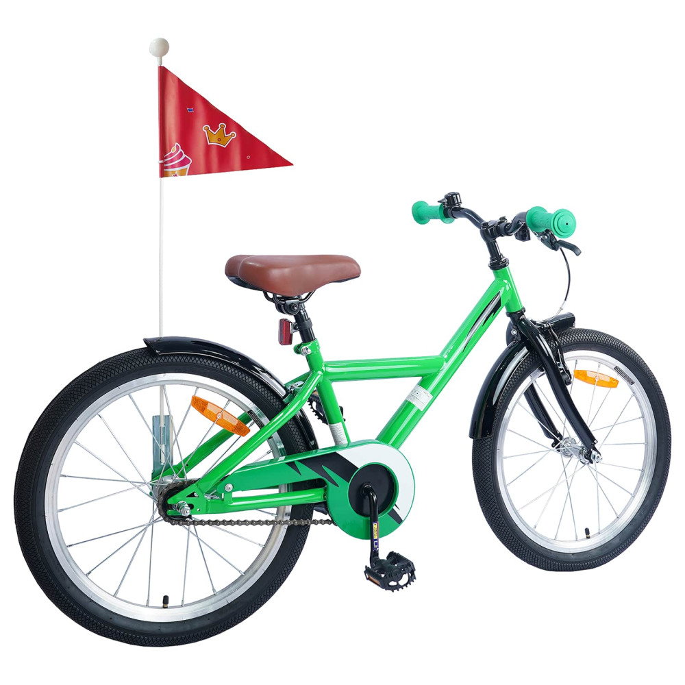 Produktbild för Barncykel 20 Tum för 6-11 år gamla Grön
