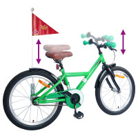 Produktbild för Barncykel 20 Tum för 6-11 år gamla Grön
