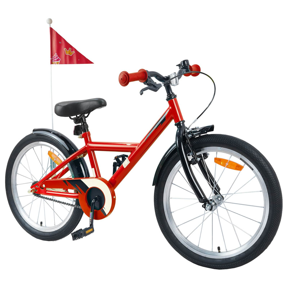 Produktbild för Barncykel 20 Tum för 6-11 år gamla Röd