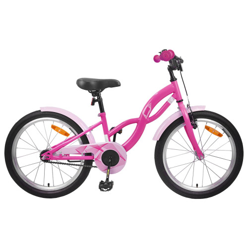 vidaXL Barncykel 20 Tum för 6-11 år gamla Mörkrosa - Cyklar
