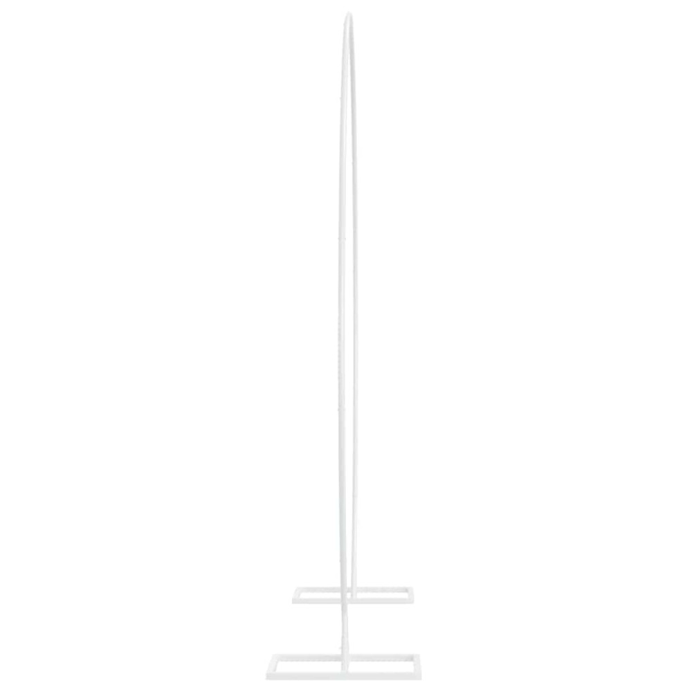 Produktbild för Bröllopsbåge Vit 220 x 45 x 200 cm Stål