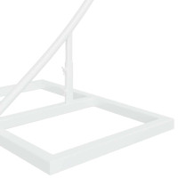 Produktbild för Bröllopsbåge Vit 220 x 45 x 200 cm Stål