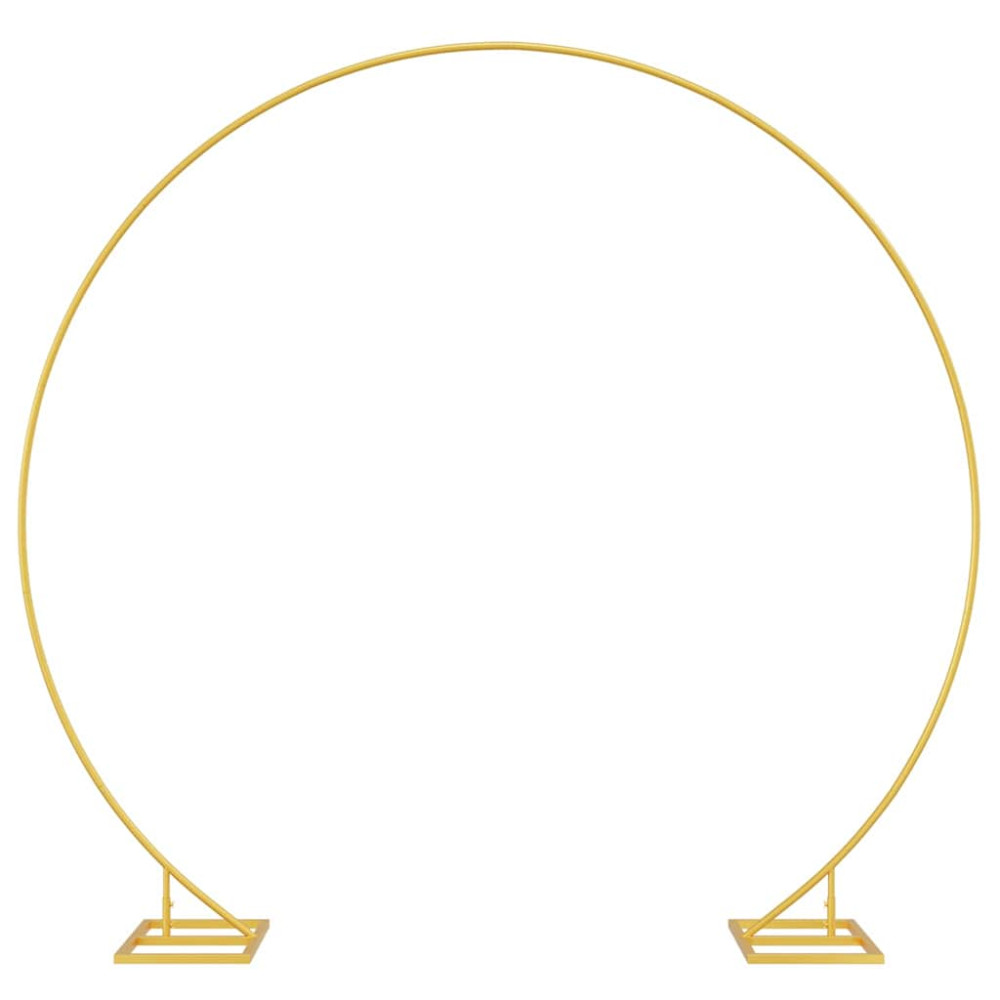 Produktbild för Bröllopsbåge Guld 220 x 45 x 200 cm Stål