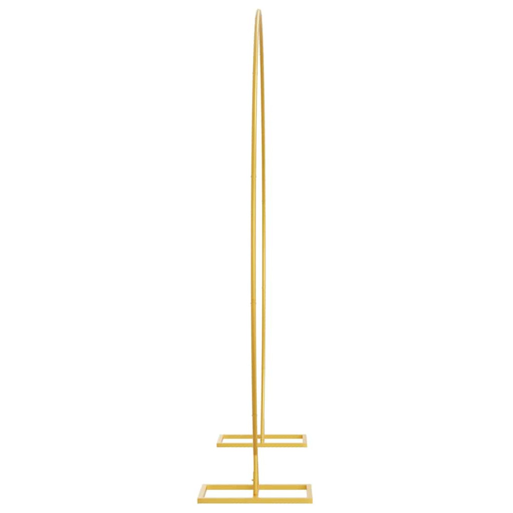 Produktbild för Bröllopsbåge Guld 220 x 45 x 200 cm Stål