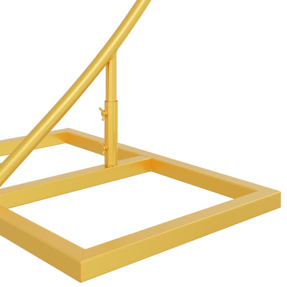 Produktbild för Bröllopsbåge Guld 220 x 45 x 200 cm Stål