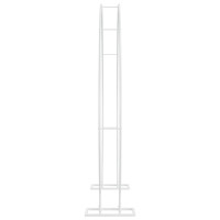 Produktbild för Bröllopsbåge Vit 220 x 45 x 200 cm Stål
