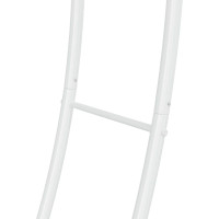 Produktbild för Bröllopsbåge Vit 220 x 45 x 200 cm Stål