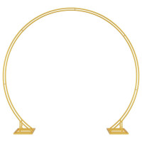 Produktbild för Bröllopsbåge Guld 220 x 45 x 200 cm Stål