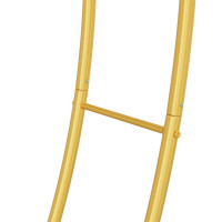 Produktbild för Bröllopsbåge Guld 220 x 45 x 200 cm Stål