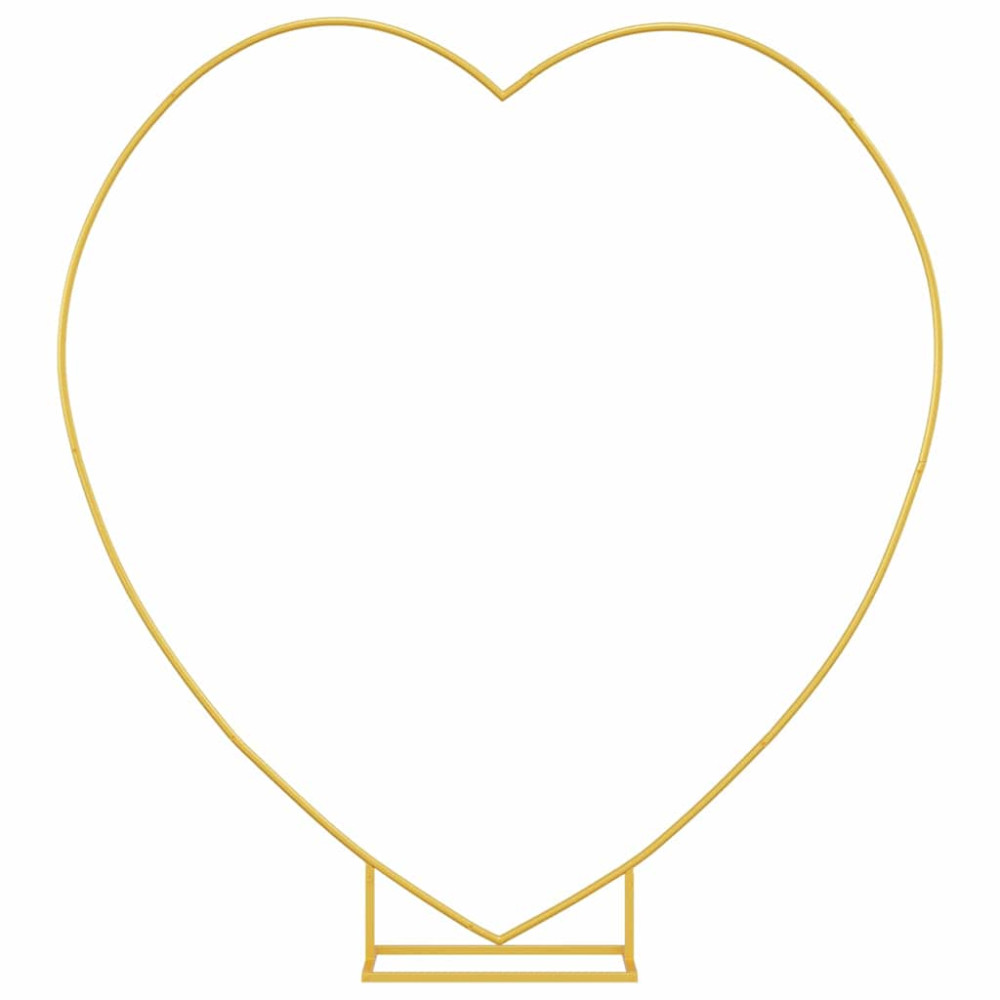 Produktbild för Bröllopsbåge Guld 195 x 35 x 211 cm Stål