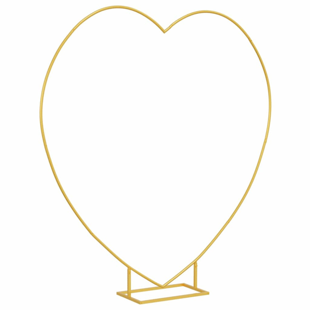 Produktbild för Bröllopsbåge Guld 195 x 35 x 211 cm Stål