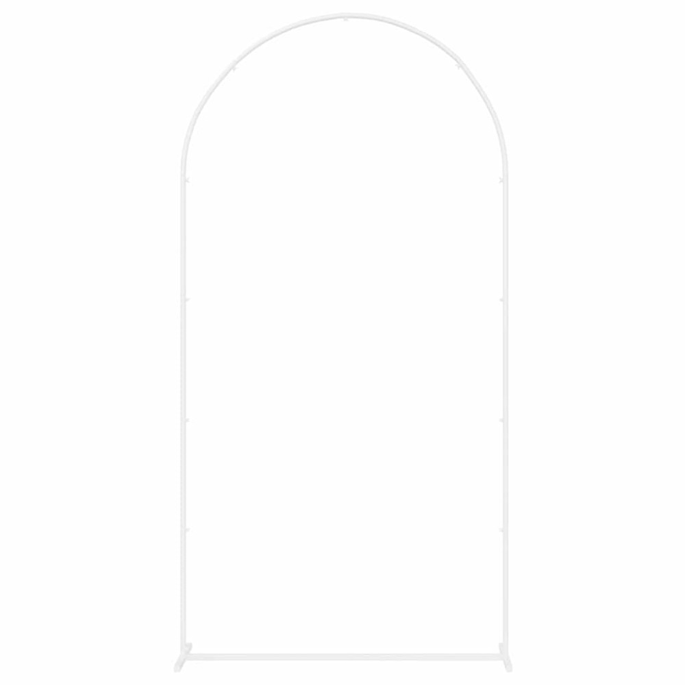Produktbild för Bröllopsbåge Vit 100 x 39 x 200 cm Stål