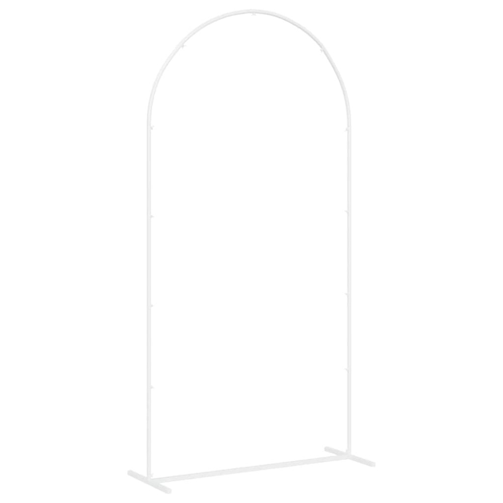 Produktbild för Bröllopsbåge Vit 100 x 39 x 200 cm Stål