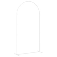 Produktbild för Bröllopsbåge Vit 100 x 39 x 200 cm Stål