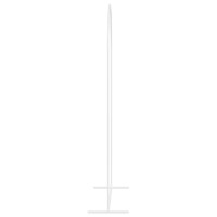 Produktbild för Bröllopsbåge Vit 100 x 39 x 200 cm Stål