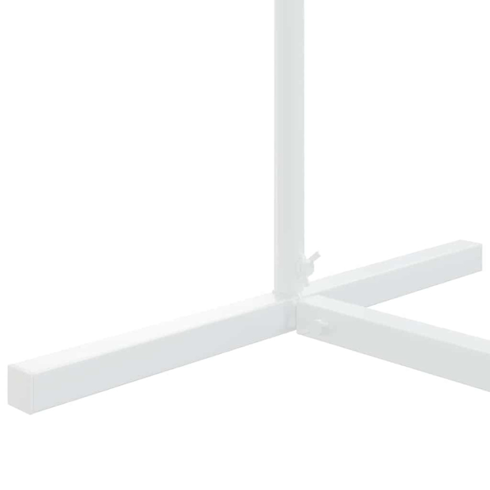 Produktbild för Bröllopsbåge Vit 100 x 39 x 200 cm Stål