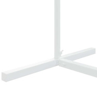 Produktbild för Bröllopsbåge Vit 100 x 39 x 200 cm Stål