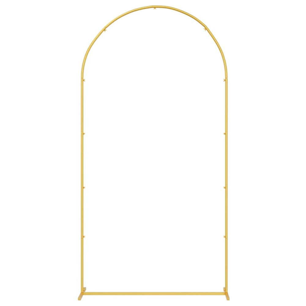 Produktbild för Bröllopsbåge Guld 100 x 39 x 200 cm Stål