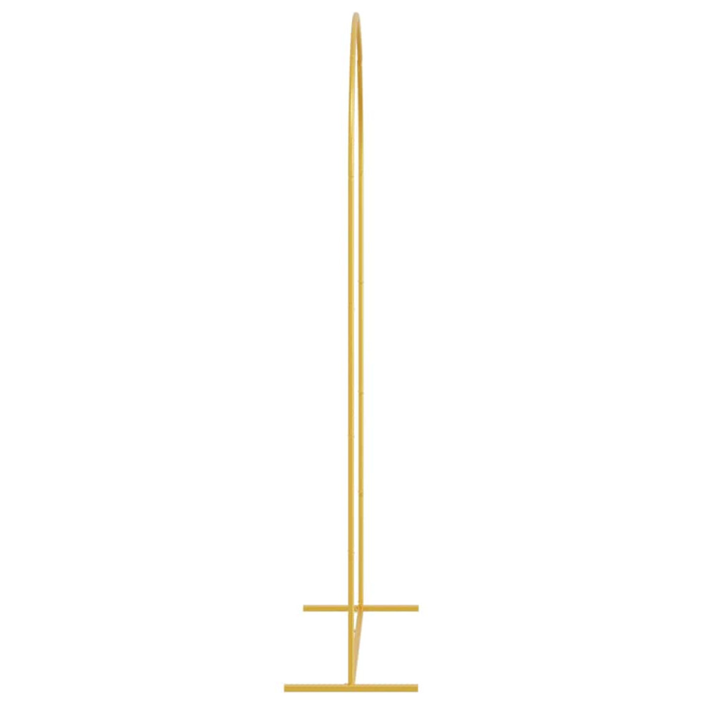 Produktbild för Bröllopsbåge Guld 100 x 39 x 200 cm Stål