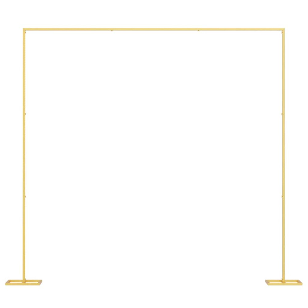 Produktbild för Bröllopsbåge Guld 338 x 35 x 300 cm Stål