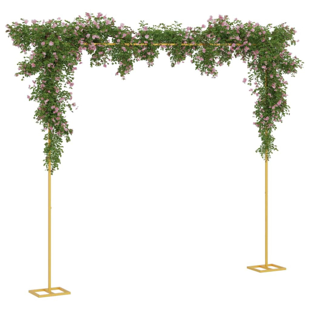 Produktbild för Bröllopsbåge Guld 338 x 35 x 300 cm Stål