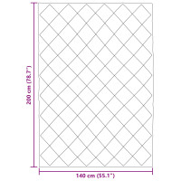 Produktbild för Sommar Duvet Grön 200 x 140 cm Mikrofiber