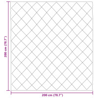 Produktbild för Sommar Duvet Grön 200 x 200 cm Mikrofiber