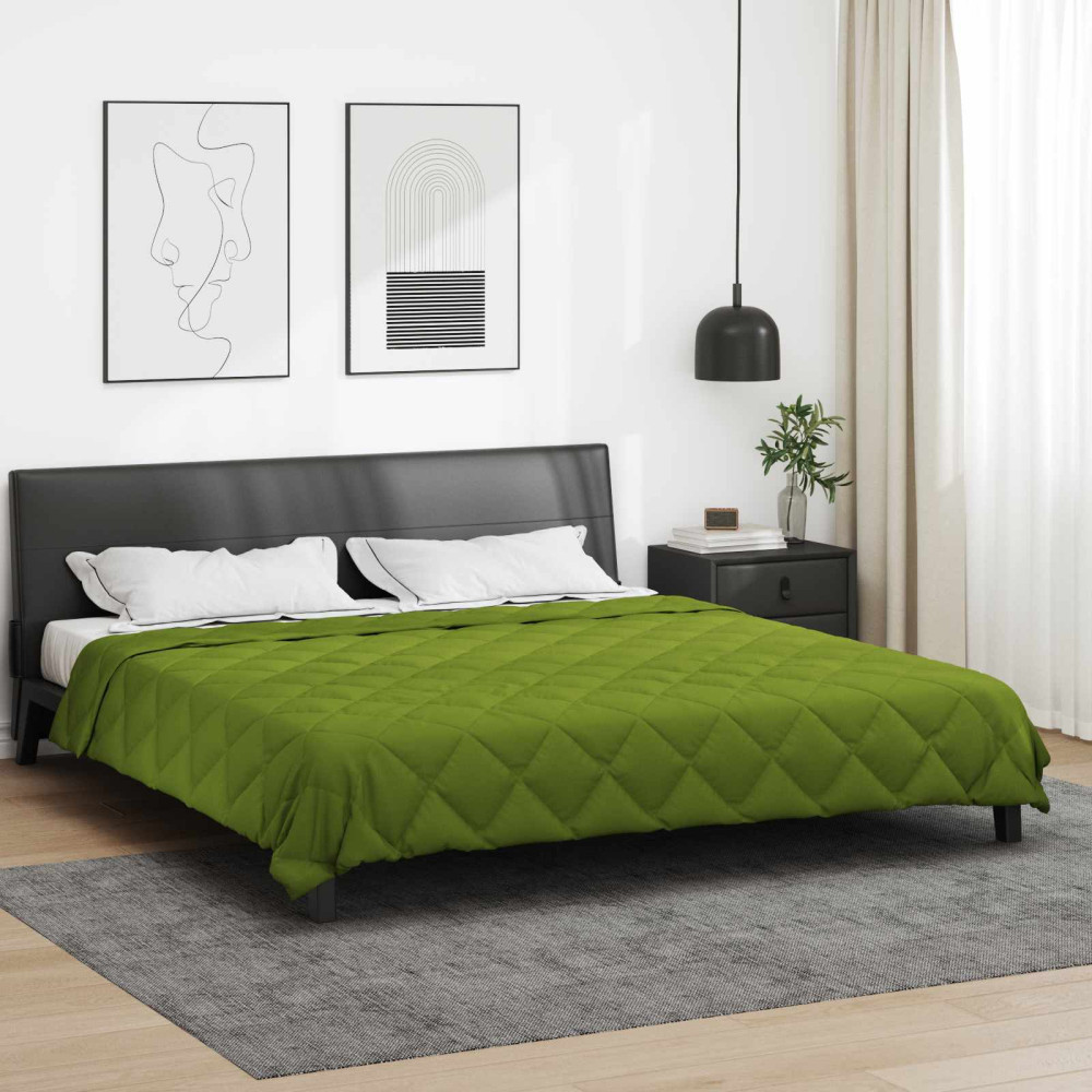 Produktbild för Sommar Duvet Grön 220 x 260 cm Mikrofiber